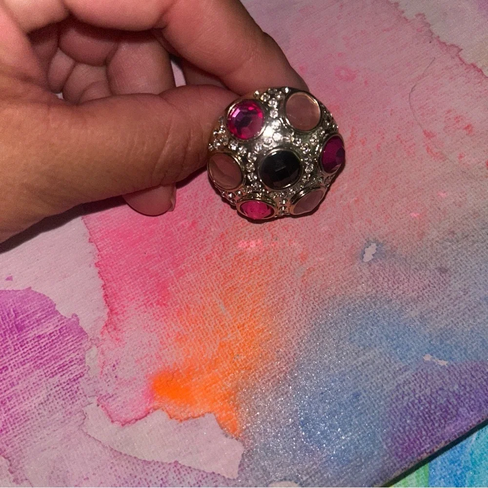Elegant Multicolor Statement Ring